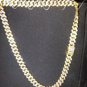 Gold and Silver Chain Necklace